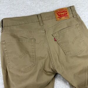 Levi's 511 Slim Fit Pants Mens 33x32 Khaki Tan All Seasons Tech Stretch